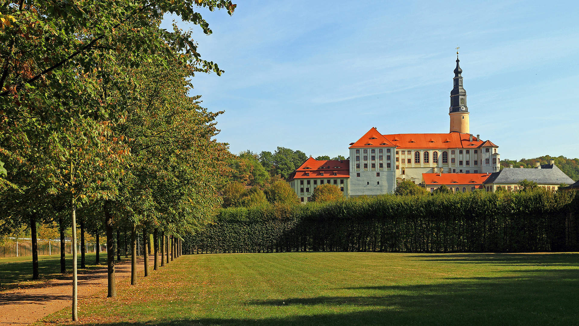 Schloss Wesenstein auf der Rückfahrt aus der Sächsischen Schweiz...