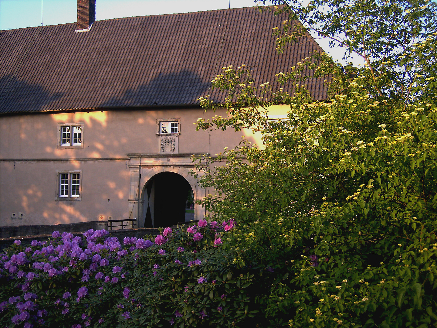 Schloss Westerwinkel in der Abendsonne