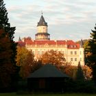 Schloss Wiesenburg am späten Nachmittag