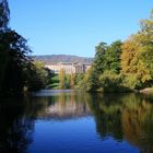 Schloß Wilhelmshöhe und Schlossteich ( Lac )