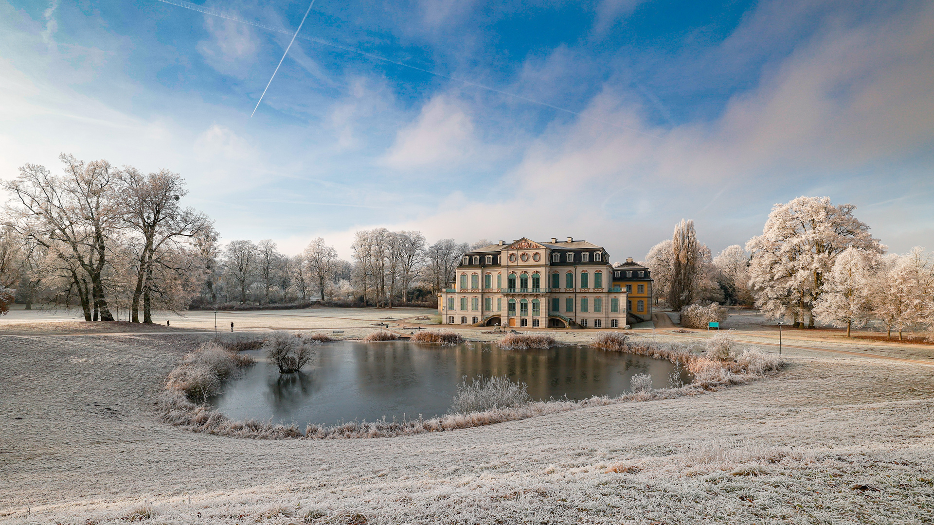 Schloss Wilhelmstal Foto & Bild park, winter, schloss Bilder auf