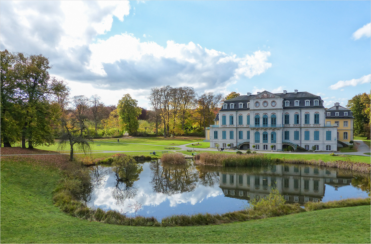 Schloss Wilhelmsthal  - Ansicht von der Parkseite