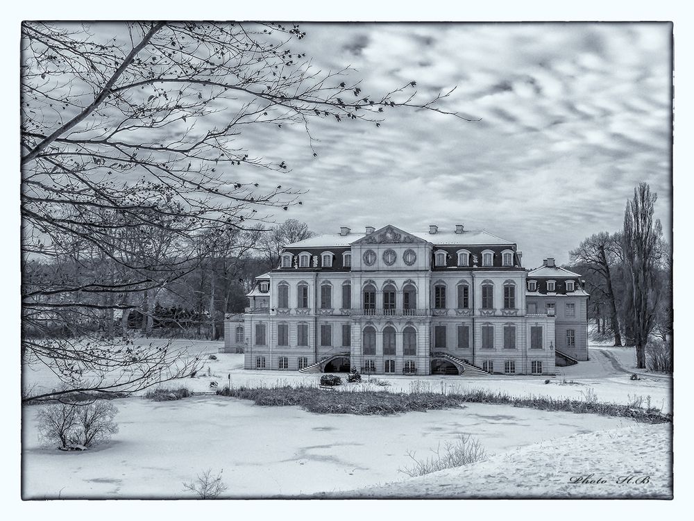 Schloss Wilhelmsthal im Winter