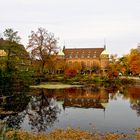 Schloss Wittringen im Herbst.