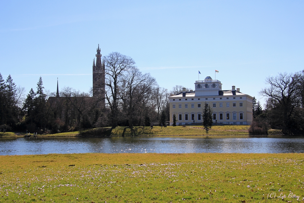 Schloss Wörlitz im Frühling