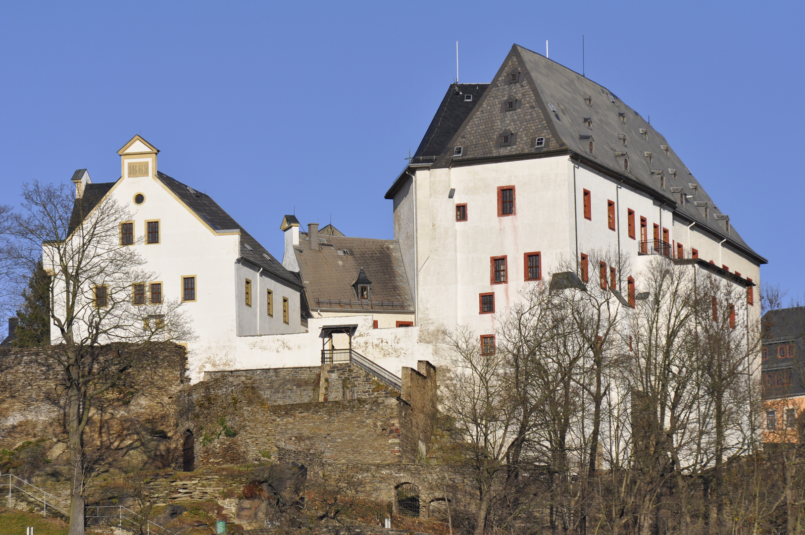 Schloß Wolkenstein vor dem Winterschlaf