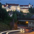 Schloss zur blauen Stunde