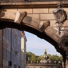 Schloß, Zwinger und "Taschenberg - Palais"...