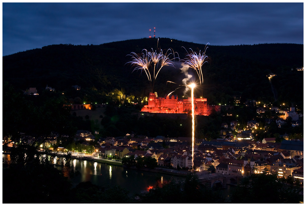 Schlossbeleuchtung Heidelberg 1