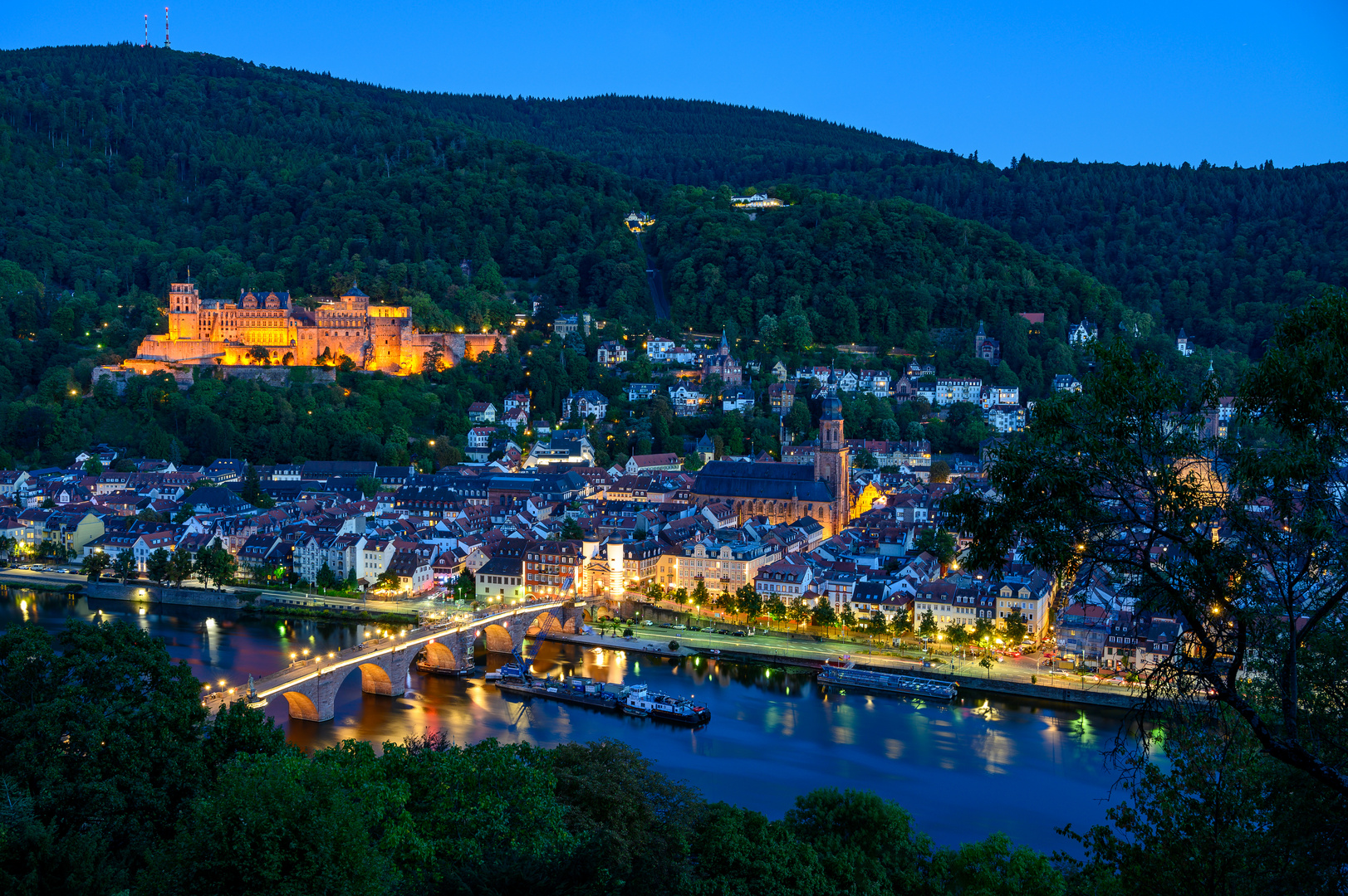 Schlossbeleuchtung Heidelberg