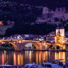 Schlossbeleuchtung Heidelberg Panorama