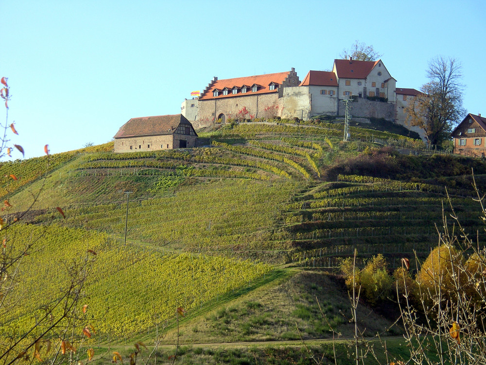 Schloßberg im Herstlicht