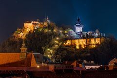 Schlossberg in der Nacht