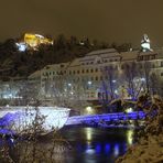 Schloßberg und Murinsel in Graz