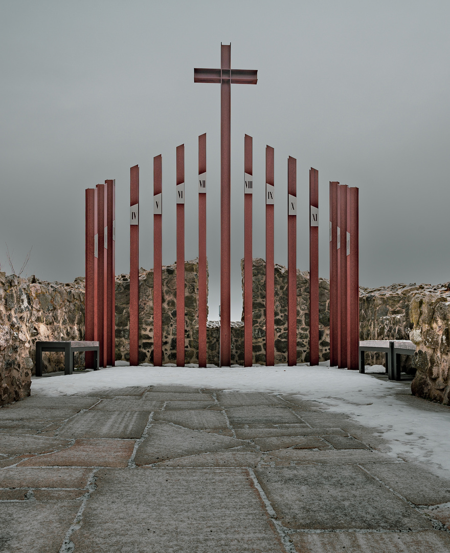 Schlossberg Waldeck Kreuz