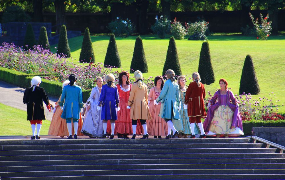 Schloßbewohner im Blühenden Barock