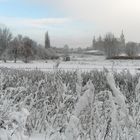 Schlossblick im Schnee