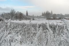 Schlossblick im Schnee
