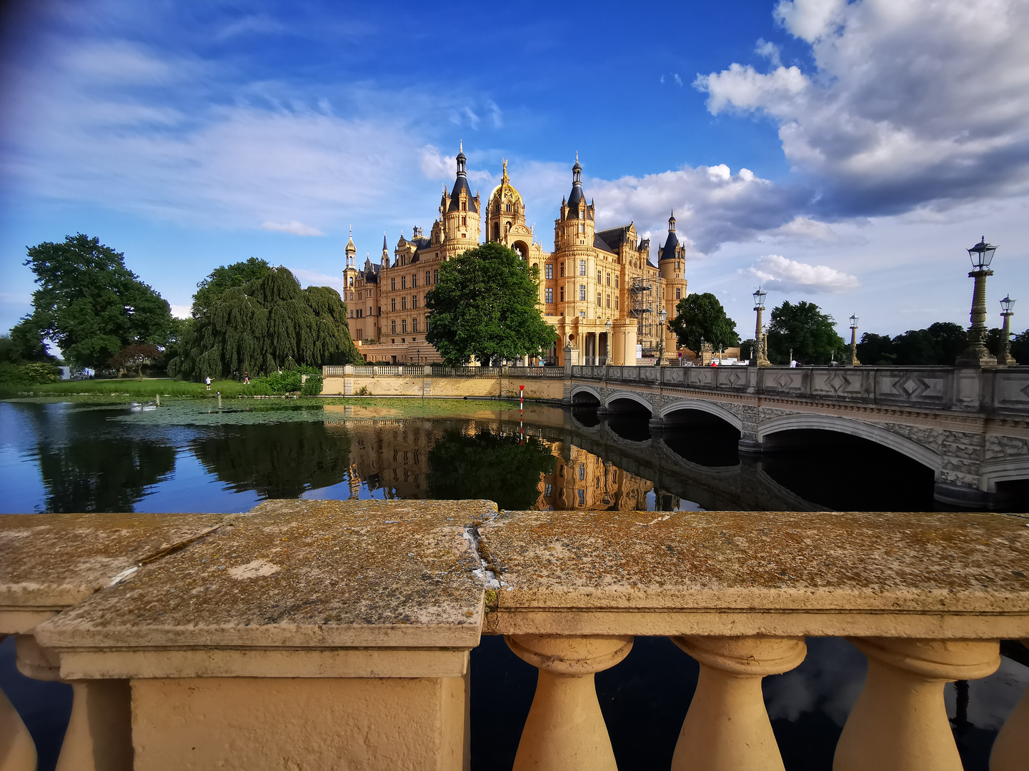 Schlossblick in Schwerin