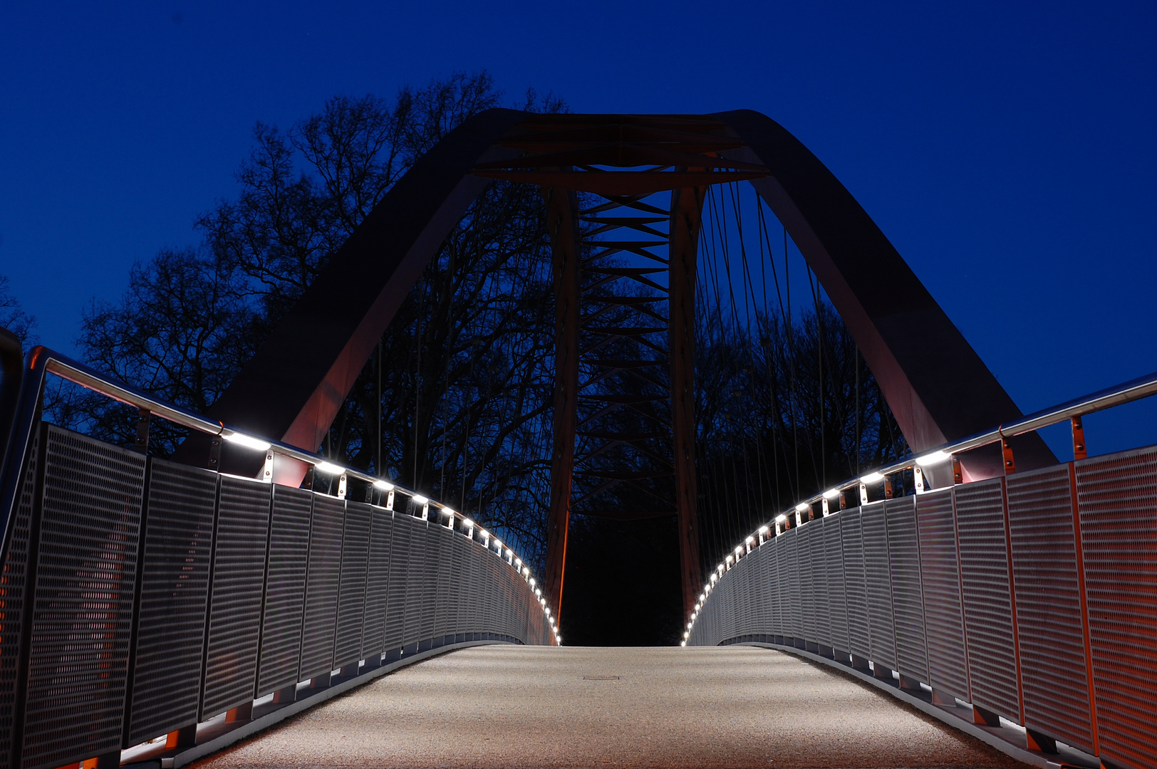 Schlossbrücke Riesa bei Nacht