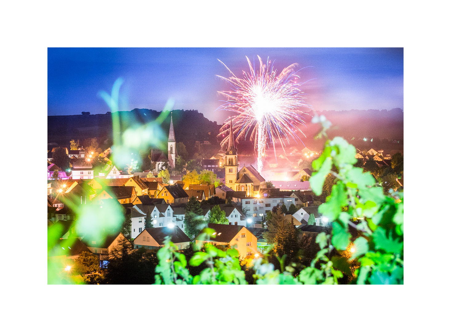 Schlossfest Pfedelbach 2017 - Abschlussfeuerwerk (1)