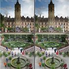 Schloßgarten  (3D-Foto Kreuzblick)