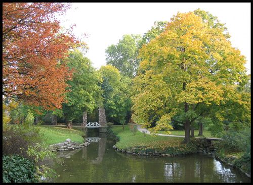 Schloßgarten im Herbst