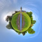 Schlossgarten Karlsruhe als Little Planet