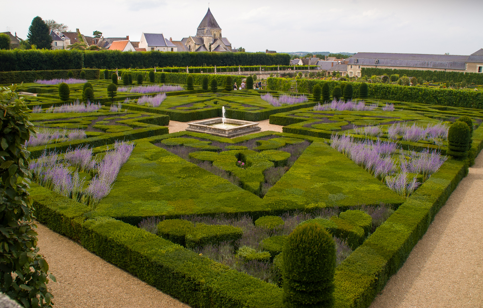 Schlossgarten Villandry - Loire/Frankreich