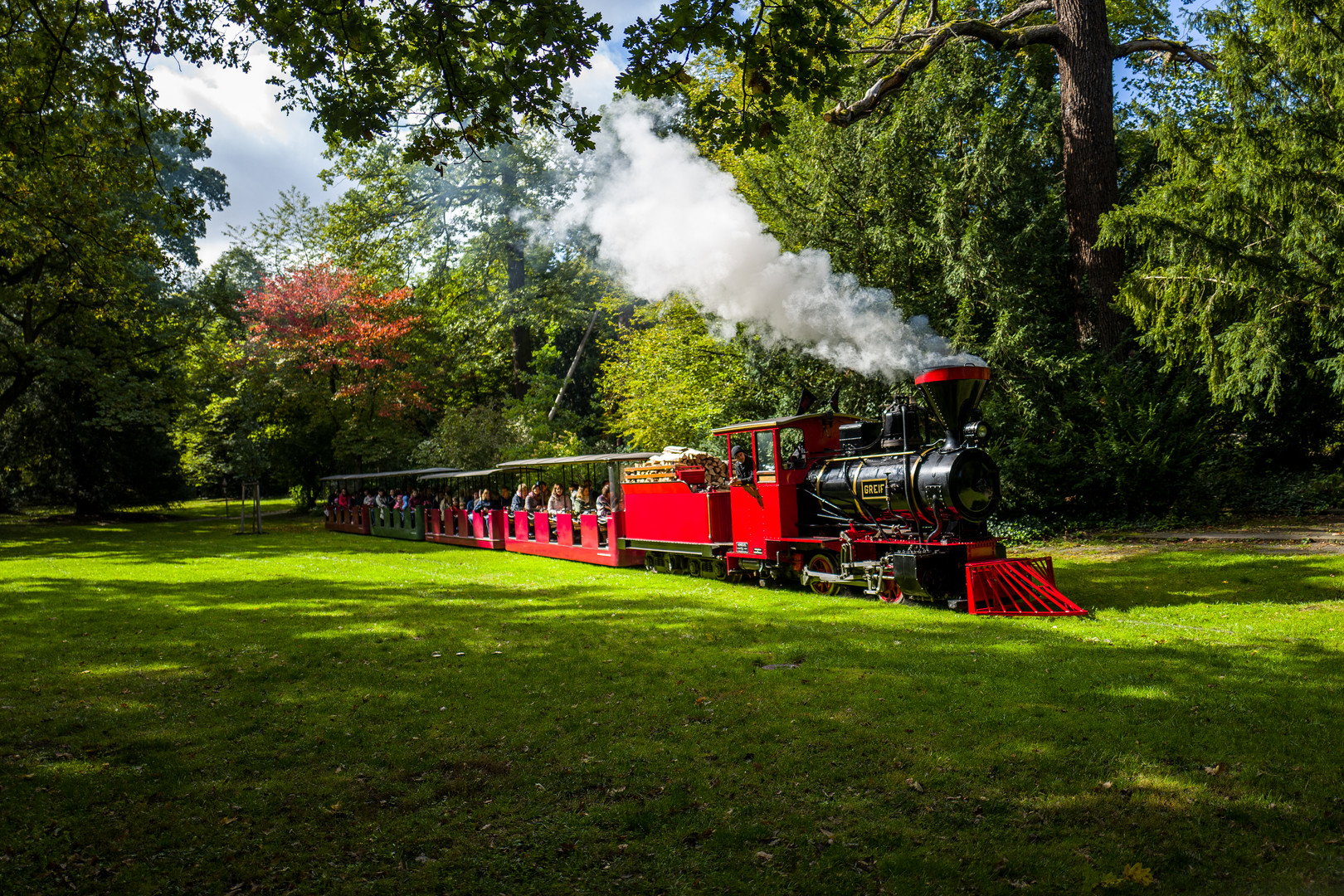 Schloßgartenbahn in Karlsruhe.