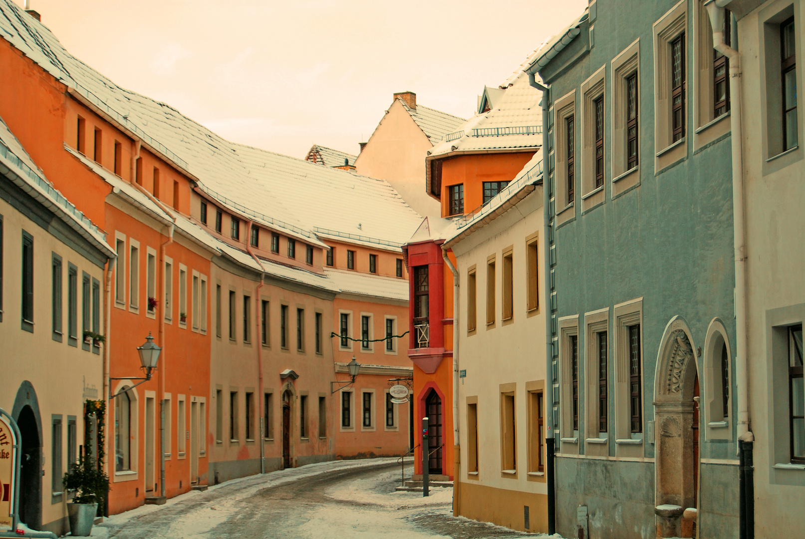 Schlossgasse in Torgau ( Sachsen )