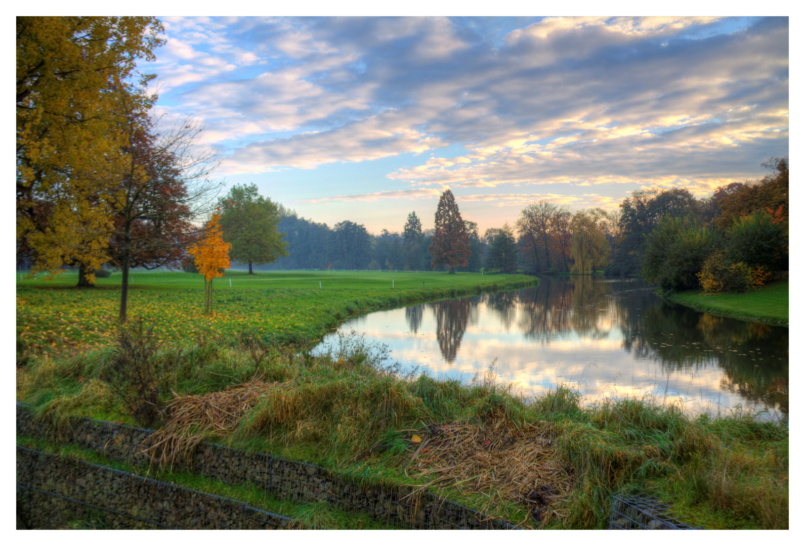 Schlossgraben Burgsteinfurt in HDR