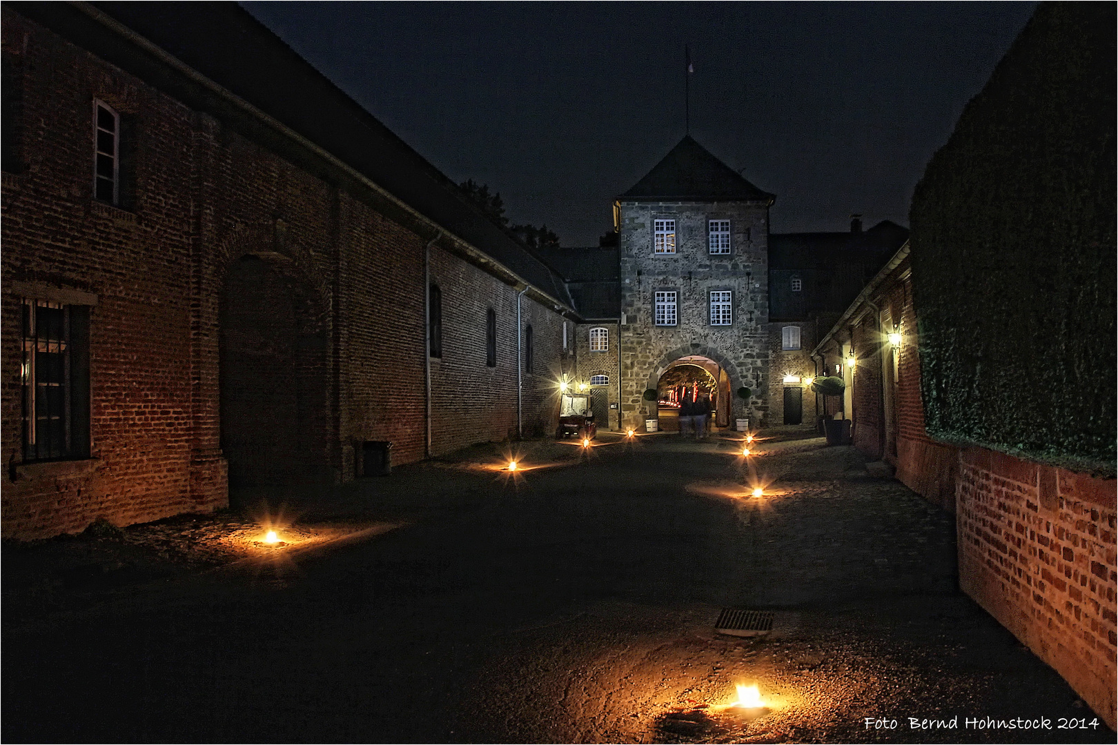 Schloßhof Schloß Dyck zu Illumina 2014 ...