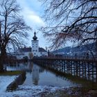 Schlosshotel Orth (Turm gerade gestellt)