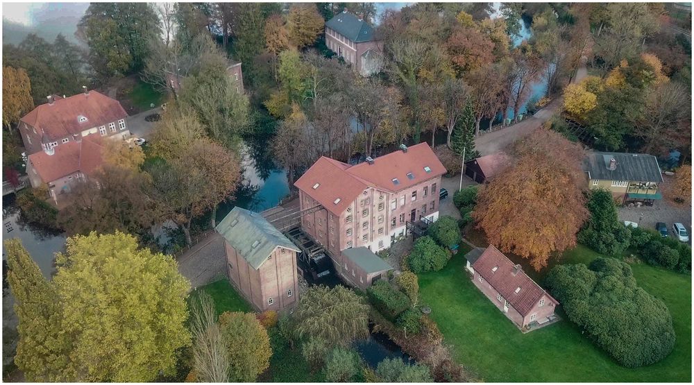 Schloßinsel und Mühle in Barmstedt