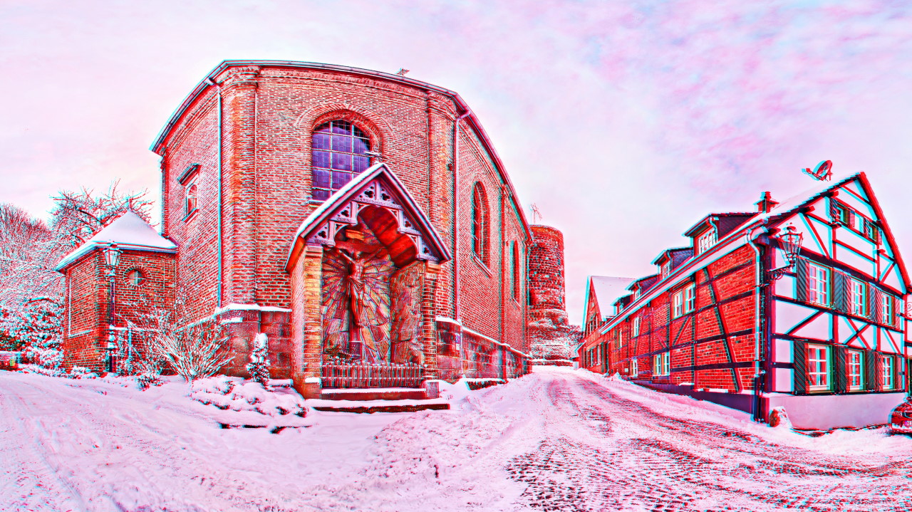 Schlosskapelle HDR 3D-Stereo Panorama