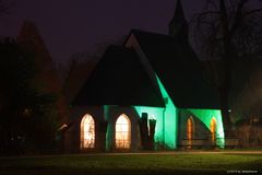 Schlosskapelle Herten in der Nacht