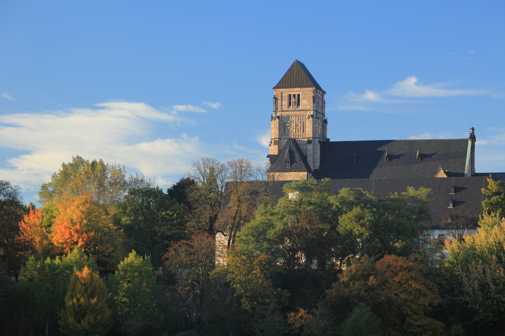 Schlosskirche (1 ) Chemnitz im Herbst