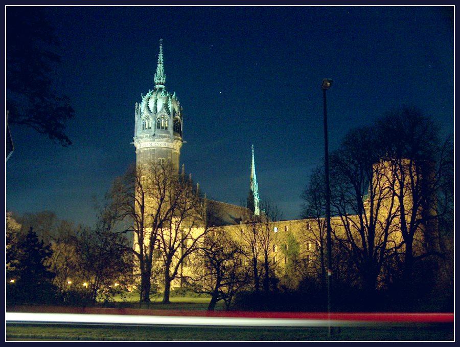 Schloßkirche bei Nacht