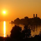 Schlosskirche Friedrichshafen Abendstimmung