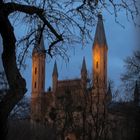 Schlosskirche in der Dämmerung