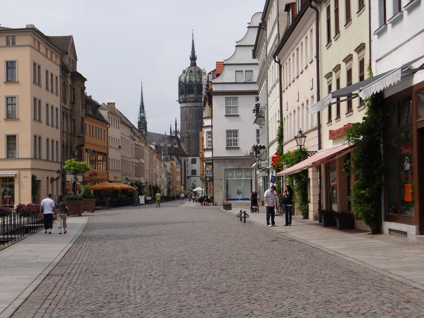 Schlosskirche Lutherstadt Wittenberg, Coswiger Straße Foto & Bild