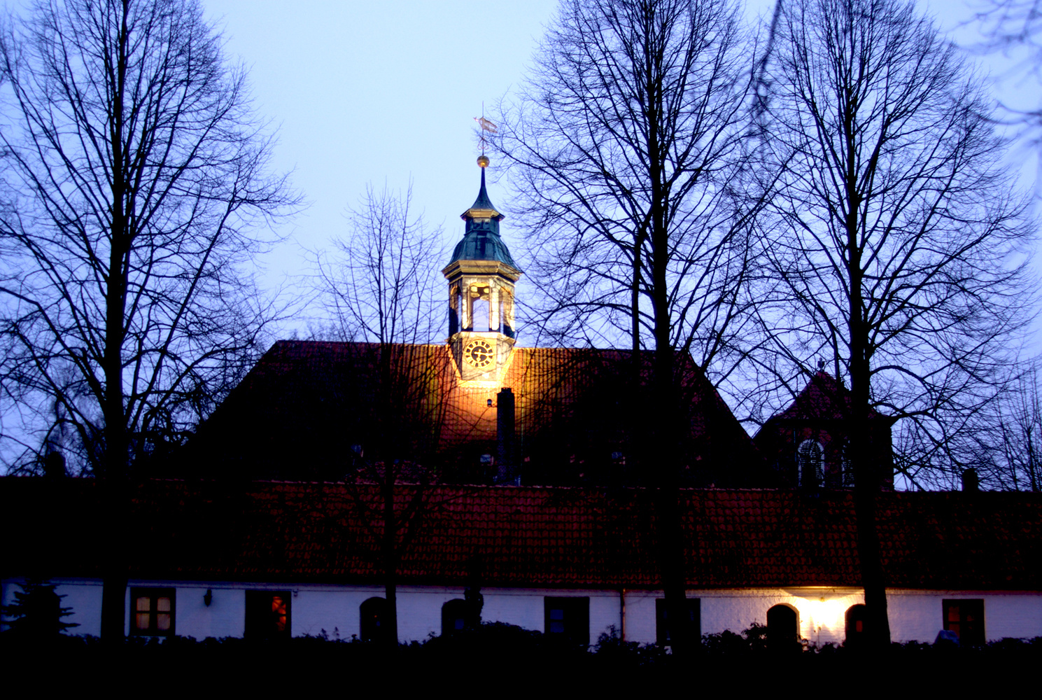 Schlosskirche mit Gottesbuden,Ahrensburg