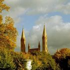 Schlosskirche Neustrelitz im Herbst#1