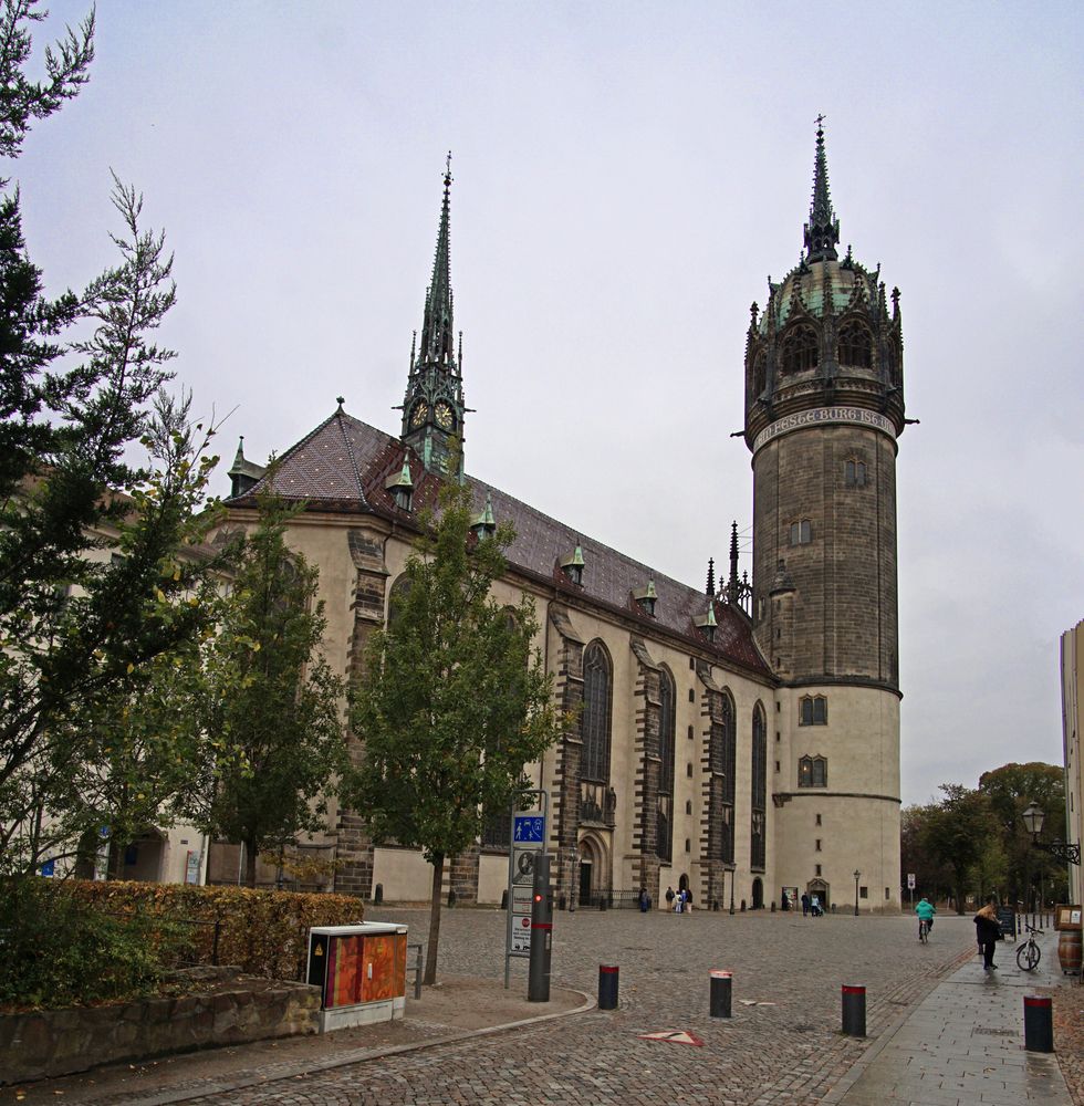 Schlosskirche zu Wittenberg. Foto & Bild kirche, historisch, denkmal