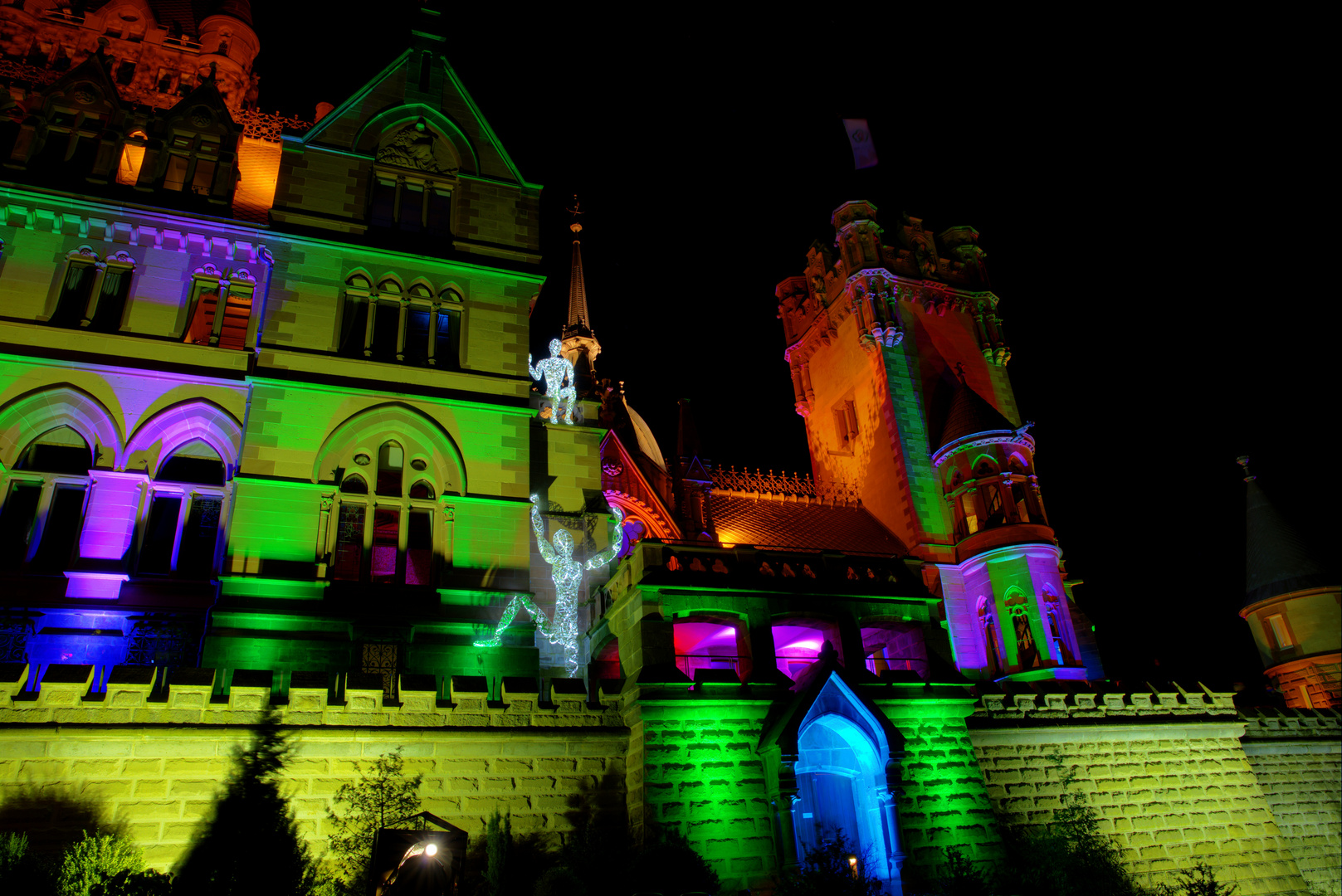 Schlossleuchten auf Schloss Drachenburg