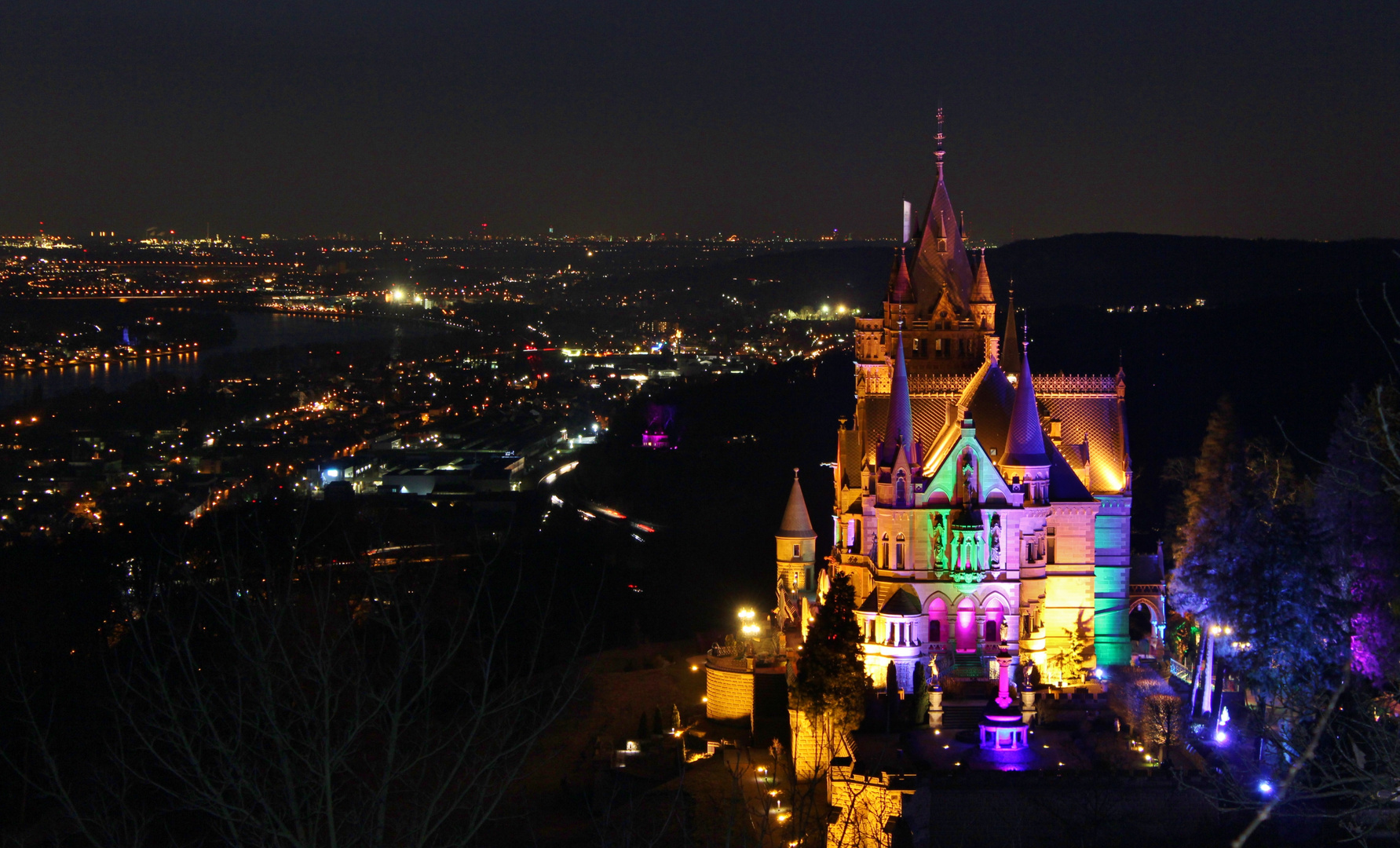 Schlossleuchten Drachenburg