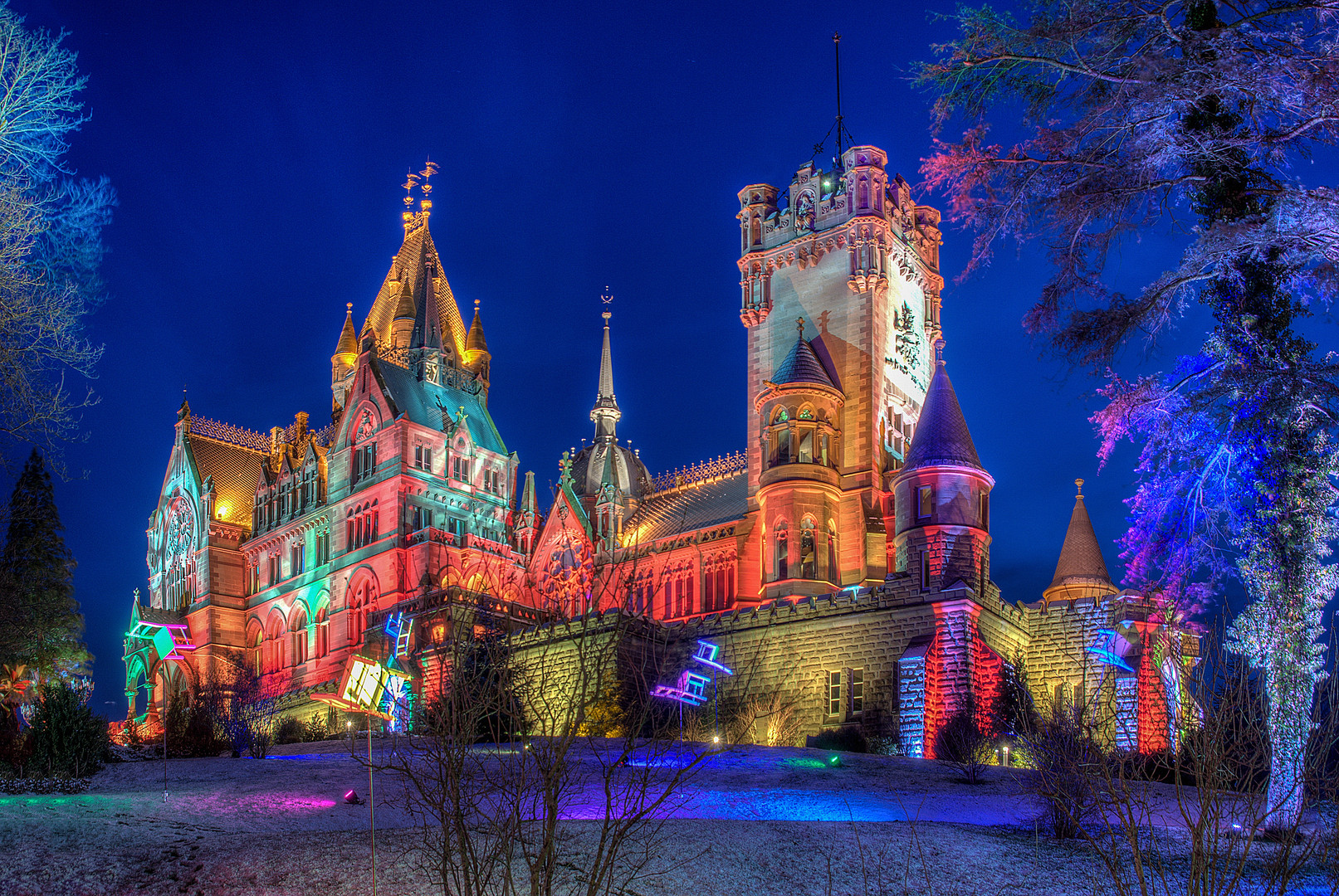 Schlossleuchten Schloss Drachenburg 2018