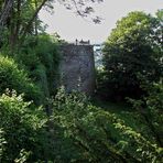 Schlossmauer vom oberen Schloss in Siegen
