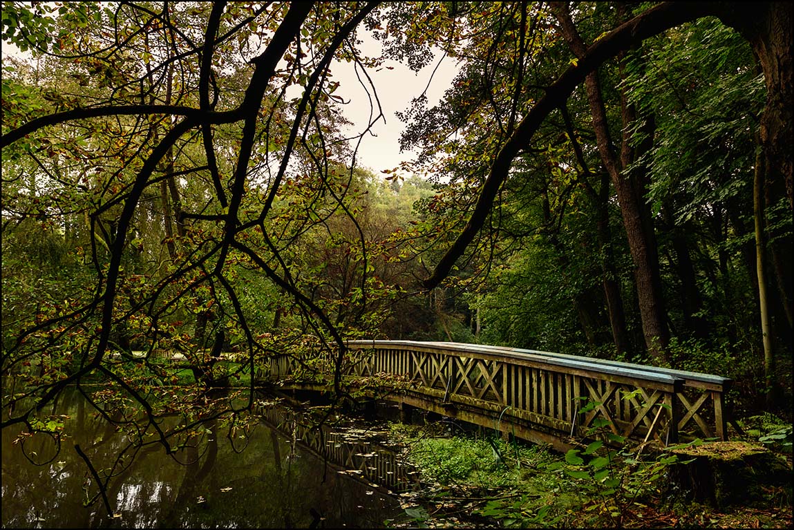 Schlosspark Agathenburg - Holzbrücke